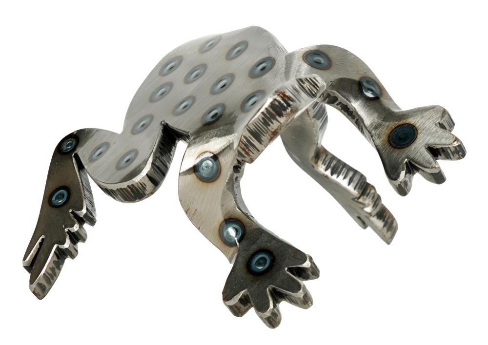 LATE 20TH CENTURY: FROG1997; metal;