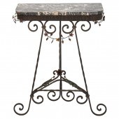 LATE ART DECO WROUGHT IRON SMA