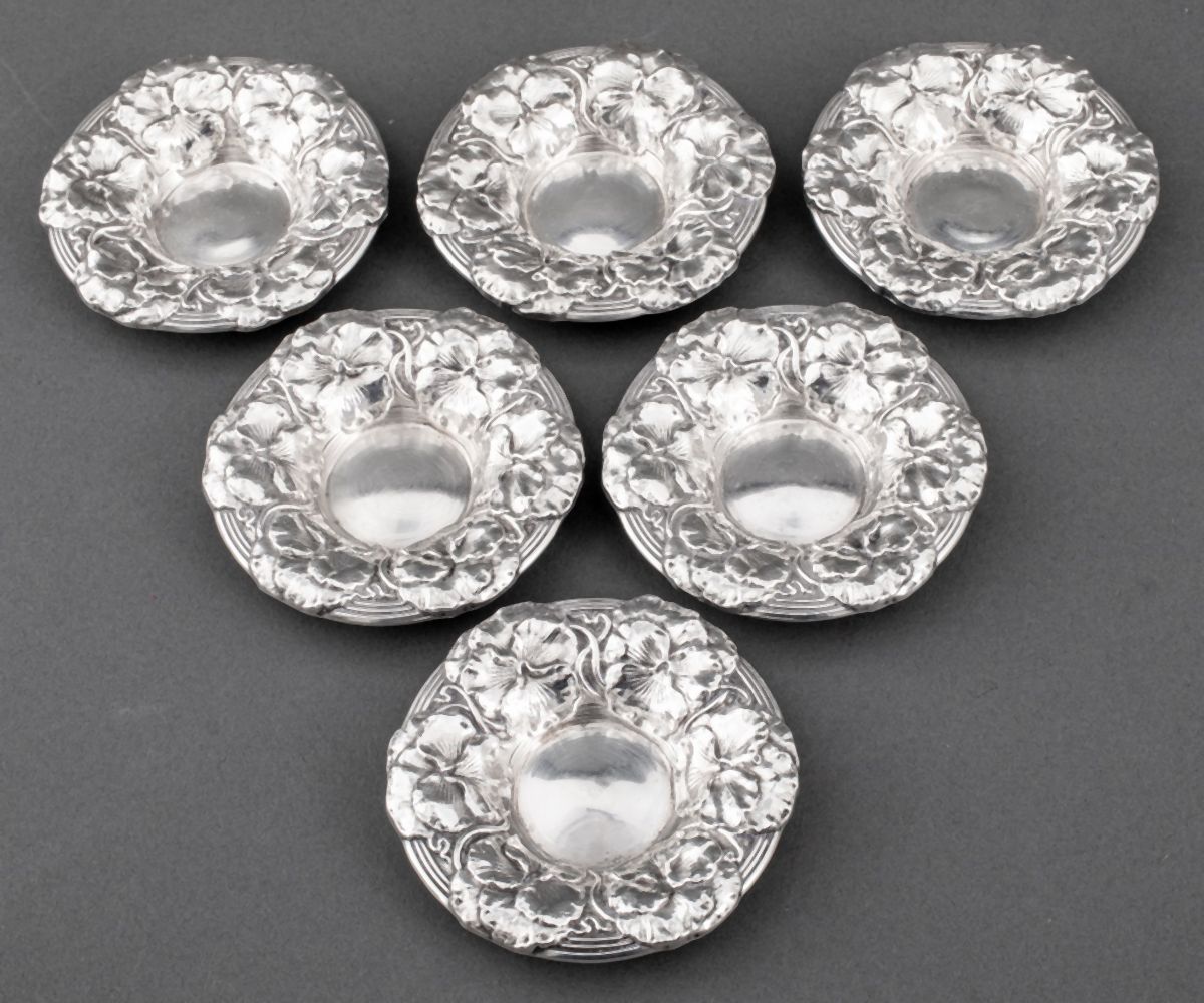 LATE ART NOUVEAU STERLING SILVER