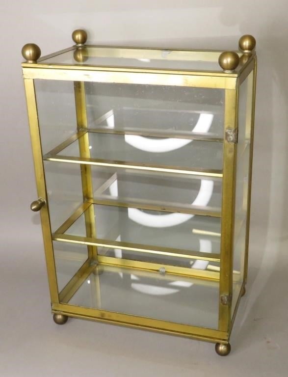 LATE BALL FOOTED BRASS CURIO