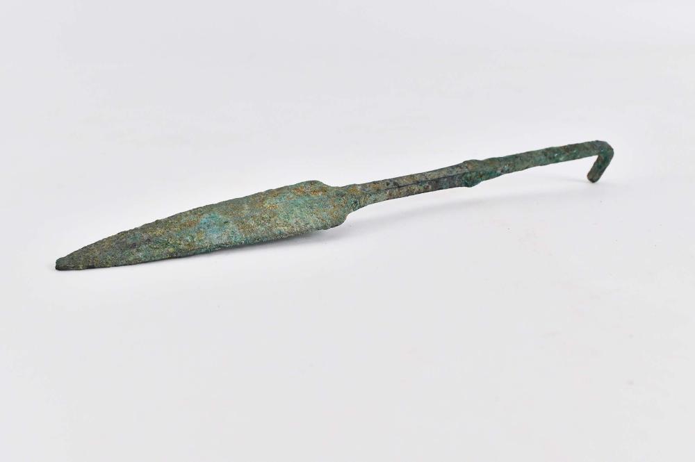 LATE BRONZE AGE BRONZE SPEAR