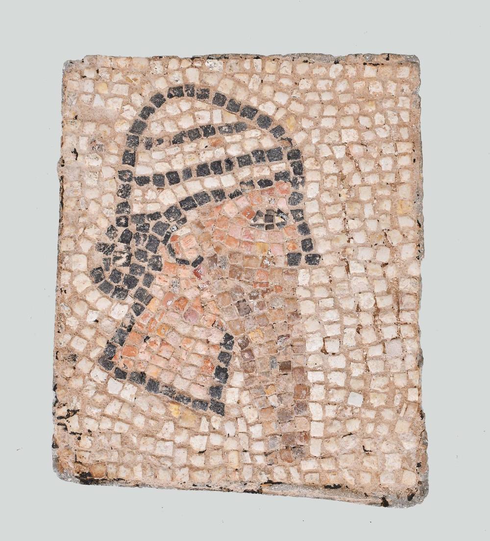 LATE BRONZE AGE STONE MOSAIC OF A