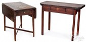 LATE CHIPPENDALE CARD TABLE AN