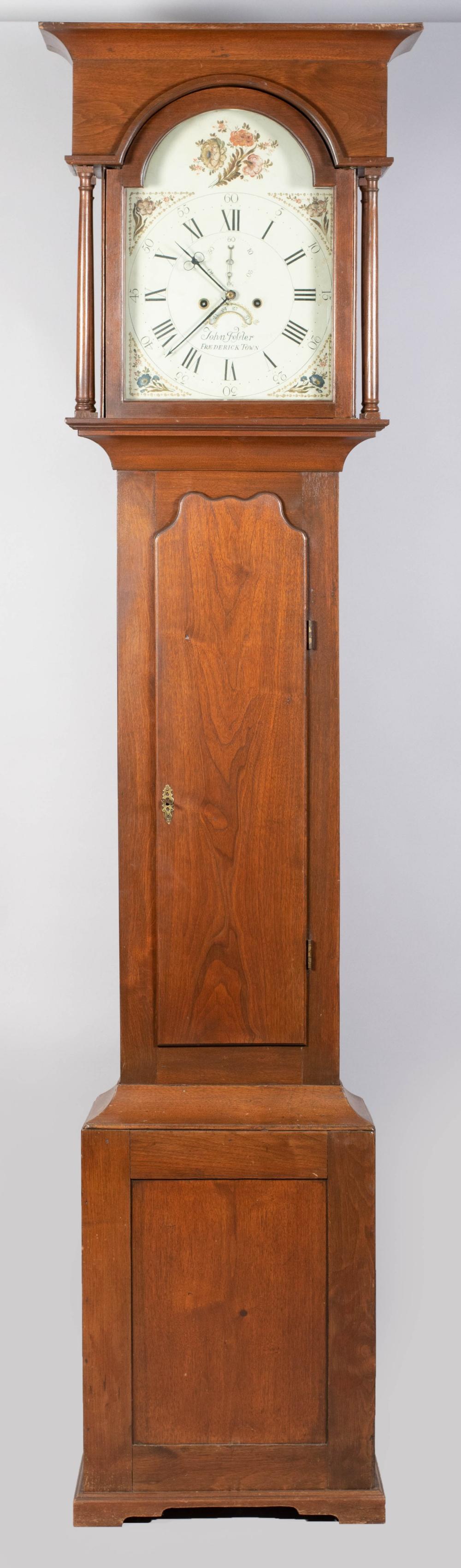 LATE CHIPPENDALE MAHOGANY TALL CASE
