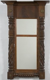 Late Classical Baluster Mirror
