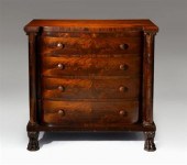 Late Classical mahogany chest