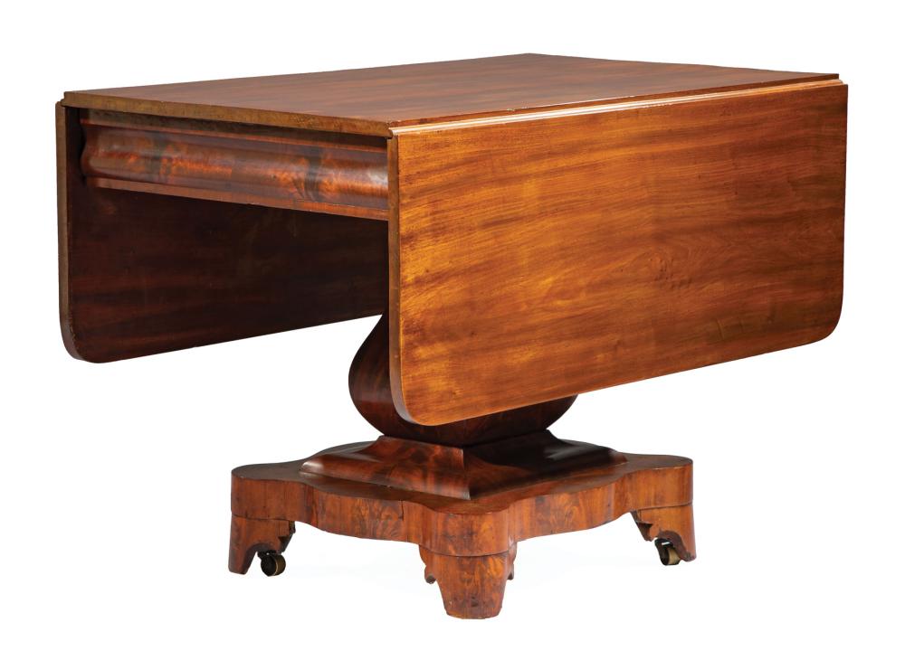 LATE CLASSICAL MAHOGANY DROP-LEAF