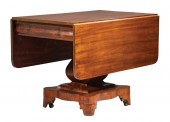 LATE CLASSICAL MAHOGANY DROP-L