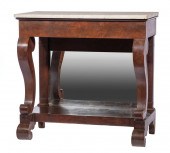 LATE CLASSICAL MAHOGANY PIER T