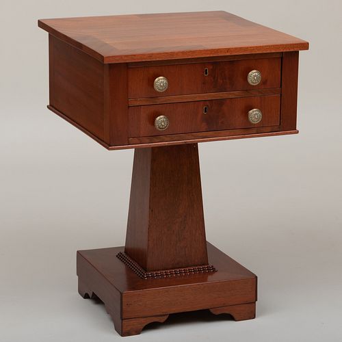 LATE CLASSICAL MAHOGANY SIDE
