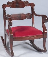 Late Classical Rocking Chair A