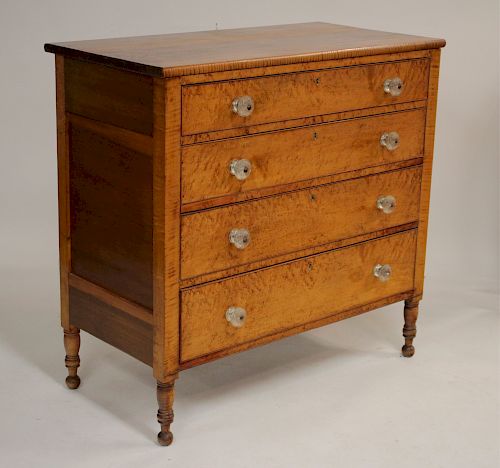 LATE FEDERAL BIRDSEYE MAPLE
