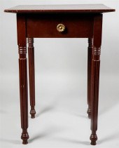 LATE FEDERAL BROWN PAINTED SIN