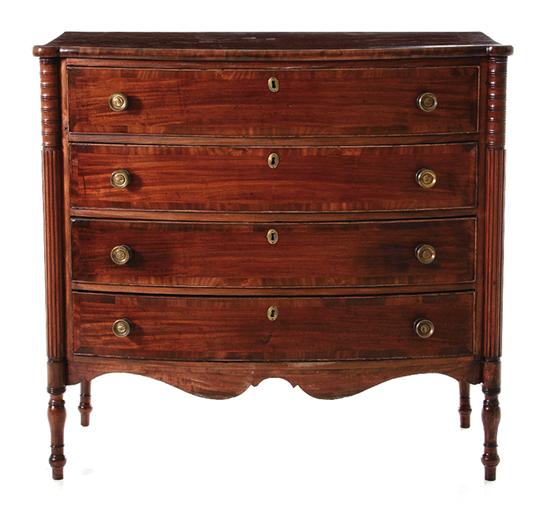 Late Federal carved and inlaid