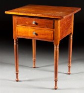 Late Federal carved cherry two