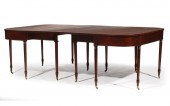 LATE FEDERAL CARVED MAHOGANY D