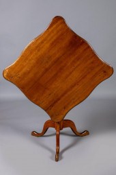 LATE FEDERAL FADED MAHOGANY TI