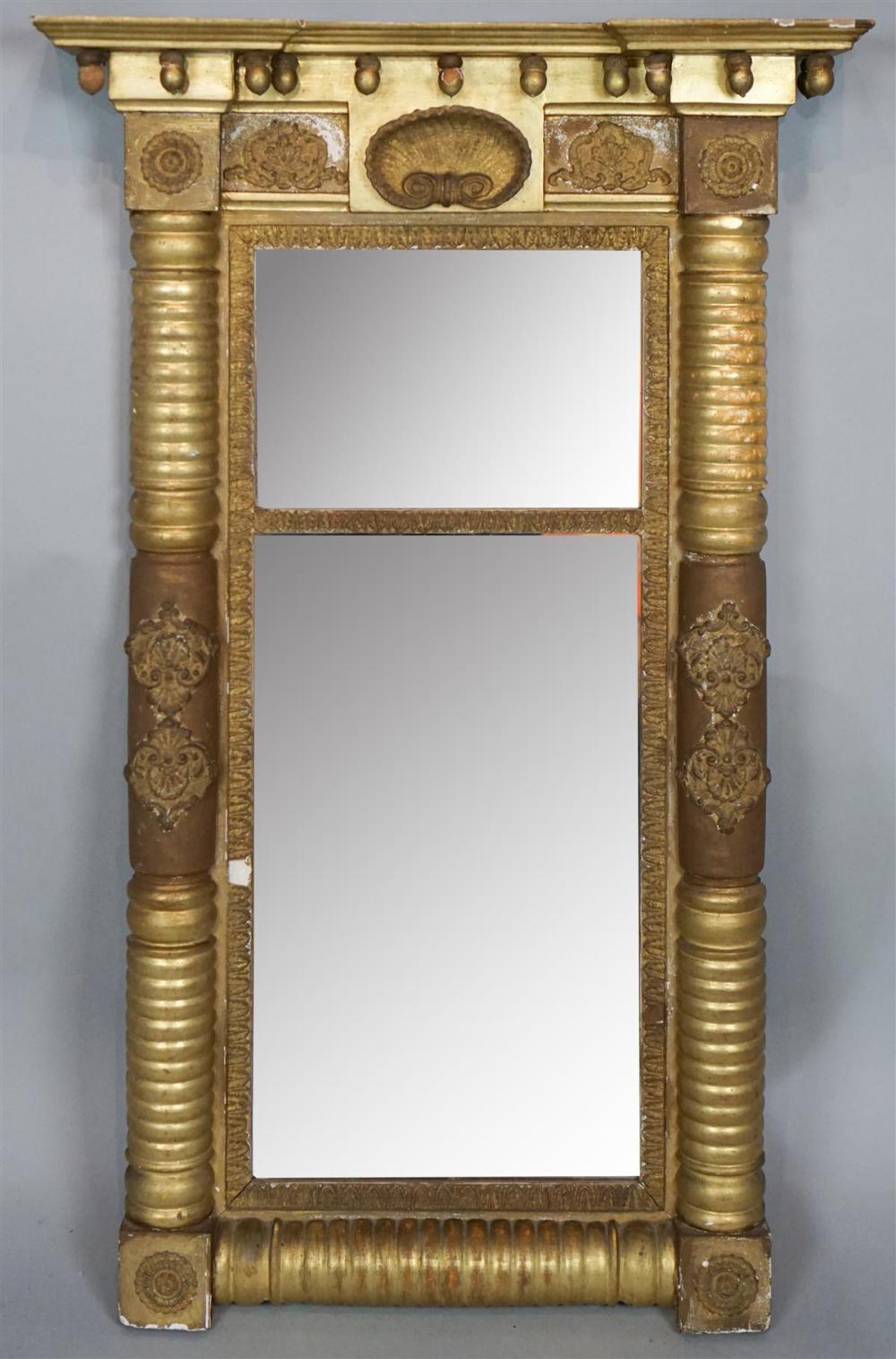 LATE FEDERAL GILTWOOD MIRRORLATE