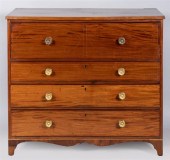 LATE FEDERAL INLAID MAHOGANY S