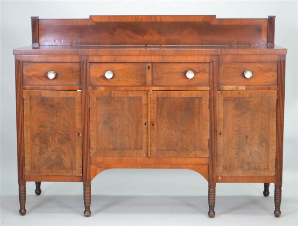 LATE FEDERAL INLAID MAHOGANY
