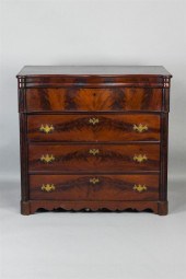 LATE FEDERAL MAHOGANY BUTLER'S