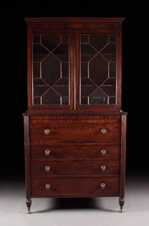 Late Federal mahogany butler's desk