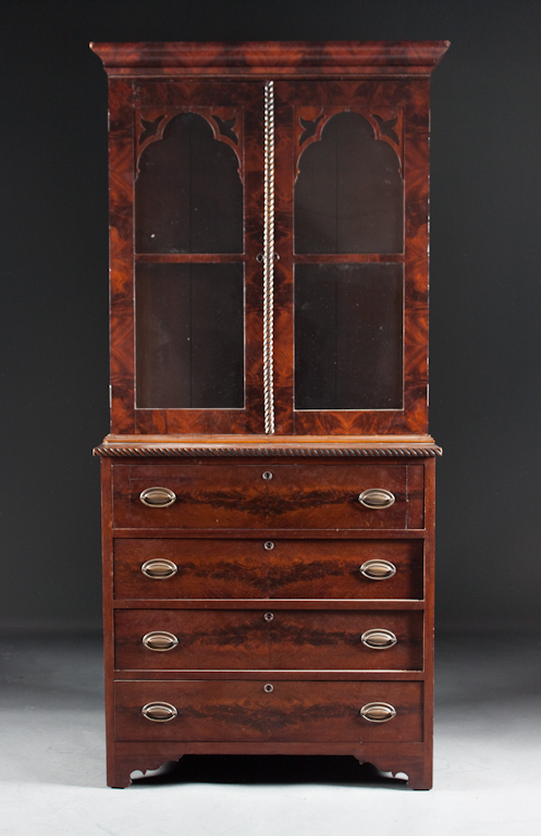 Late Federal mahogany butler's desk