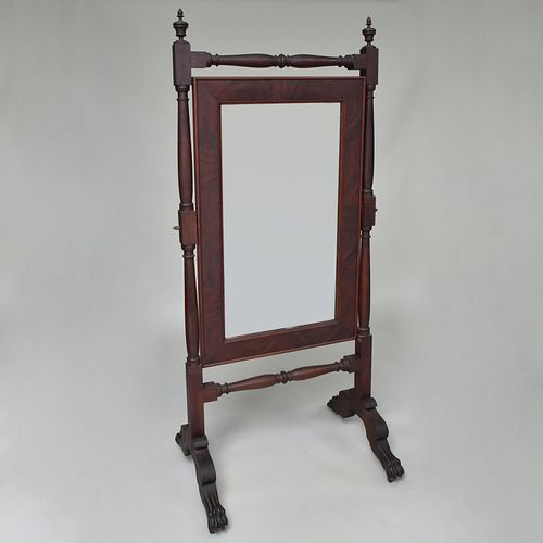 LATE FEDERAL MAHOGANY CHEVAL
