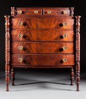 Late Federal mahogany deck-top