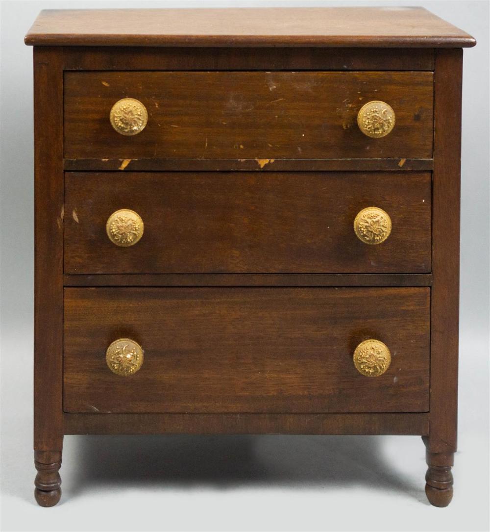 LATE FEDERAL MAHOGANY SALESMAN