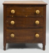 LATE FEDERAL MAHOGANY SALESMAN