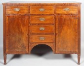 LATE FEDERAL MAHOGANY SIDEBOAR