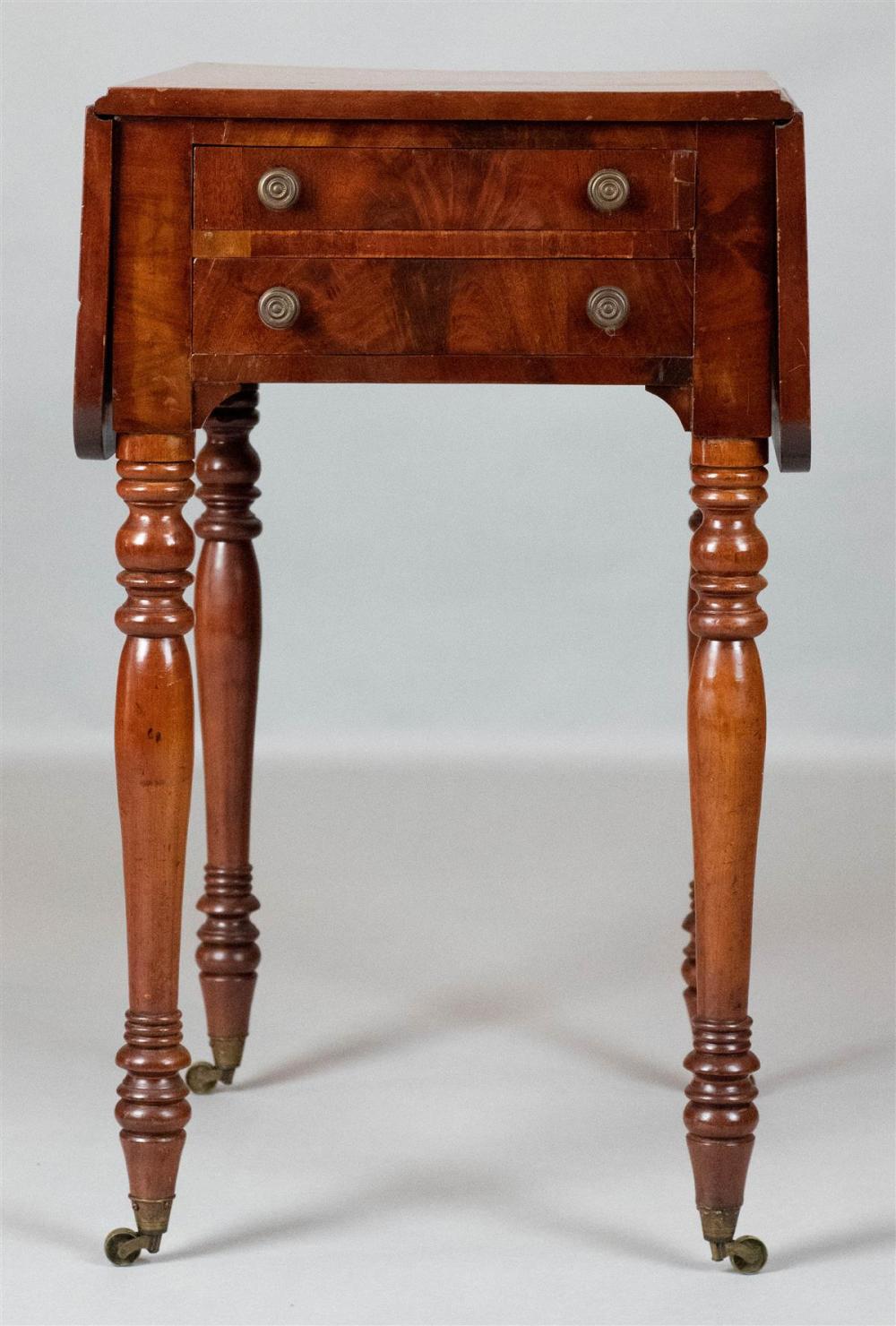 LATE FEDERAL MAHOGANY VENEERED