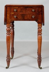 LATE FEDERAL MAHOGANY VENEERED