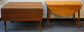 LATE FEDERAL PINE DROP LEAF TA