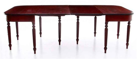 Late Federal style cherry dining