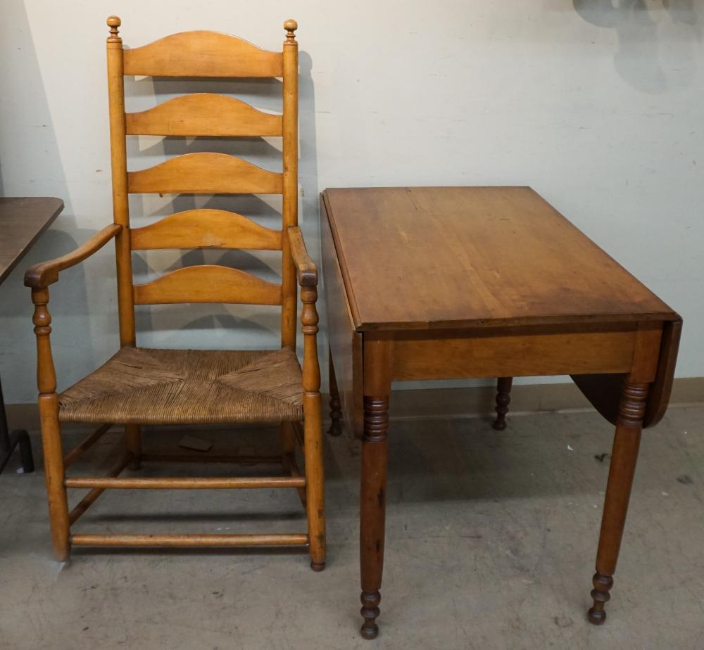 LATE FEDERAL STYLE CHERRY DROP-LEAF