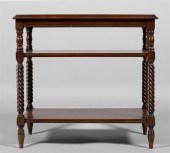LATE FEDERAL STYLE MAHOGANY TH