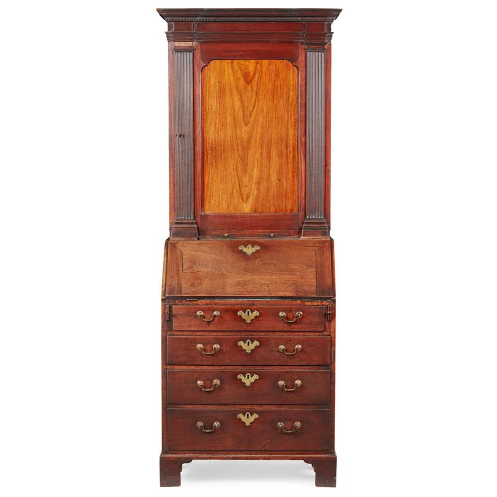 LATE GEORGE II MAHOGANY BUREAU