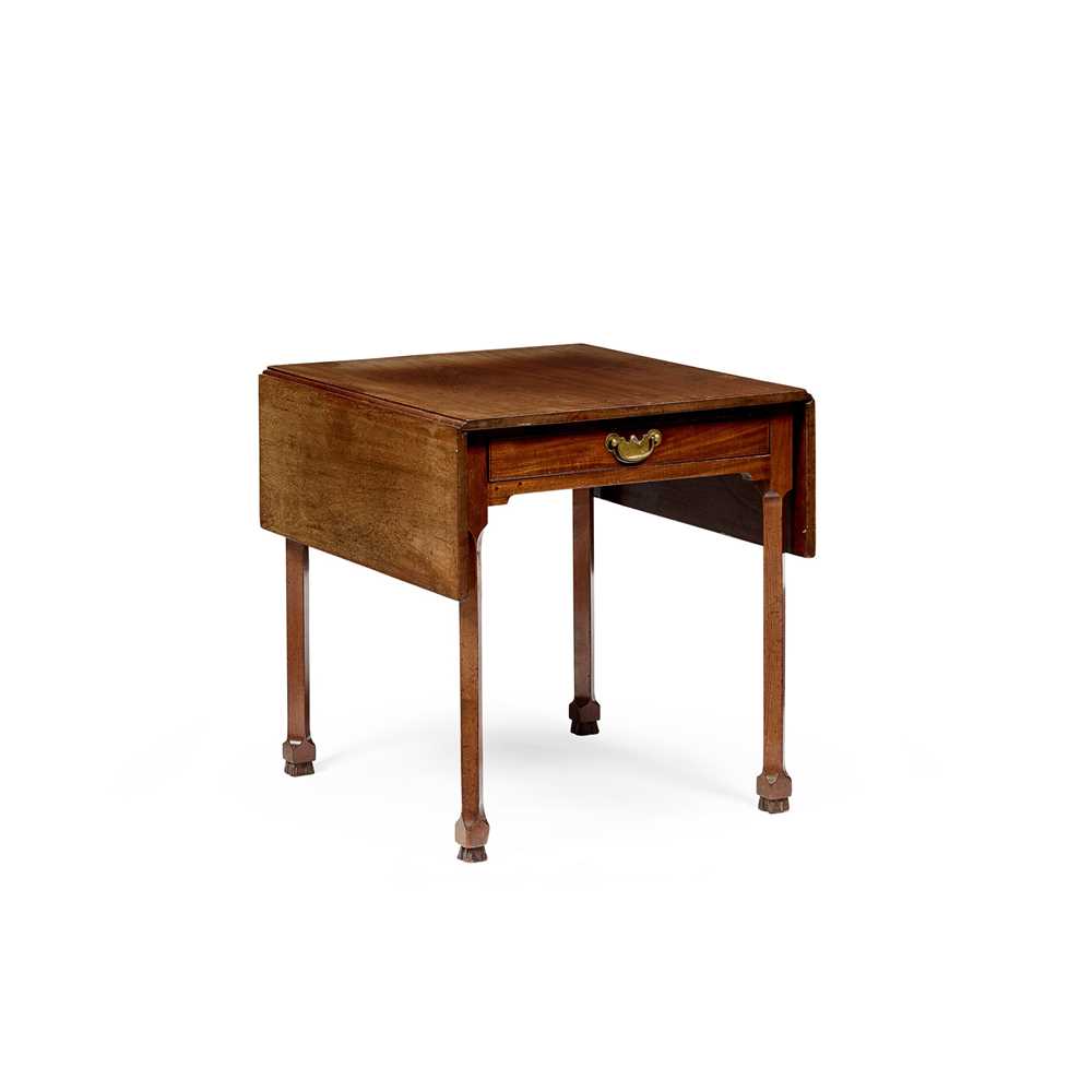 LATE GEORGE II MAHOGANY PEMBROKE