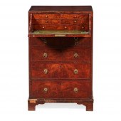 LATE GEORGE II WALNUT DWARF SE