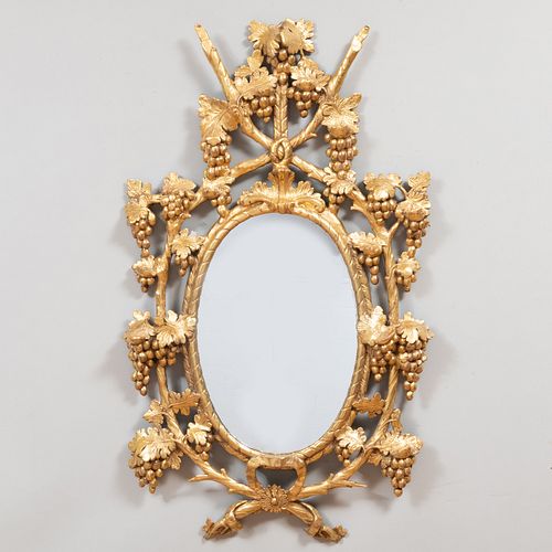LATE GEORGE III CARVED GILTWOOD