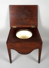 LATE GEORGE III CHAMBER POT, E