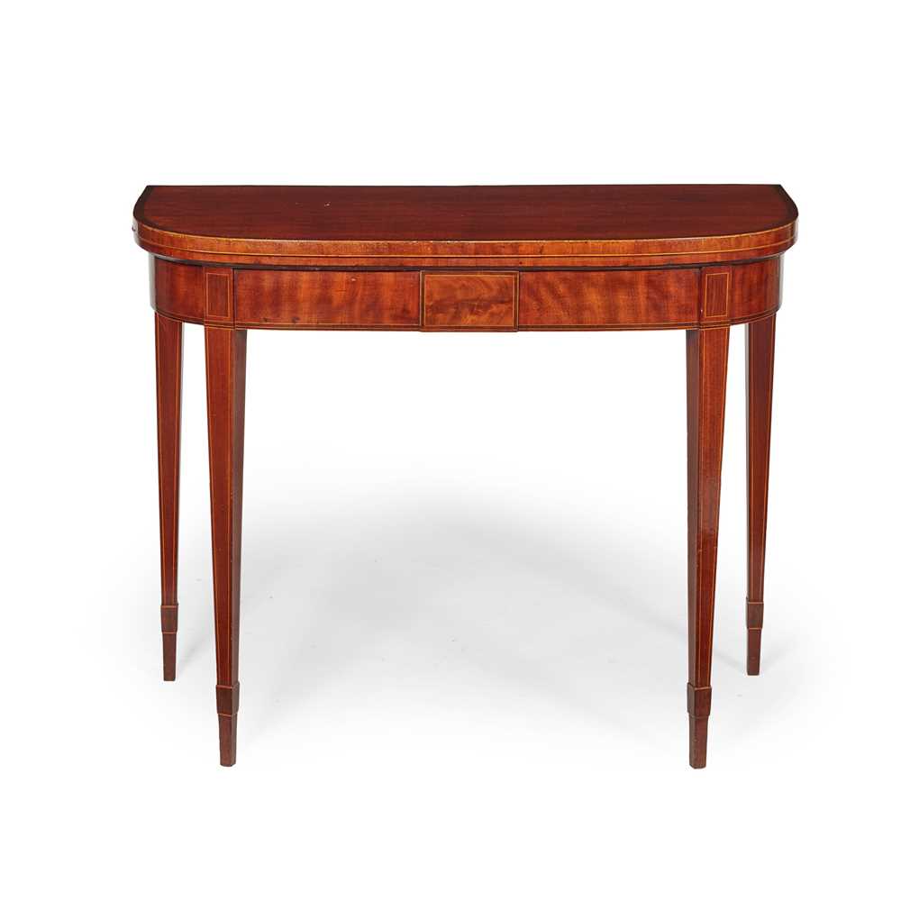 LATE GEORGE III MAHOGANY, AMARANTH,