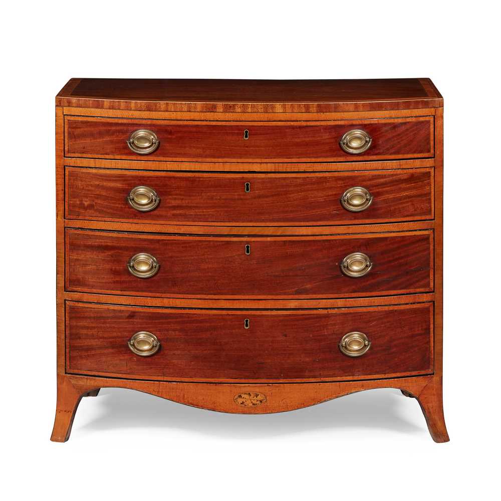 LATE GEORGE III MAHOGANY AND