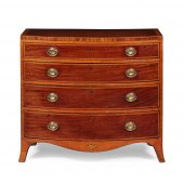 LATE GEORGE III MAHOGANY AND S