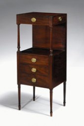 Late George III mahogany and r