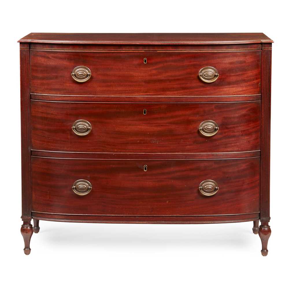 LATE GEORGE III MAHOGANY BOW