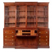 LATE GEORGE III MAHOGANY BREAK