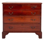 LATE GEORGE III MAHOGANY DRESS